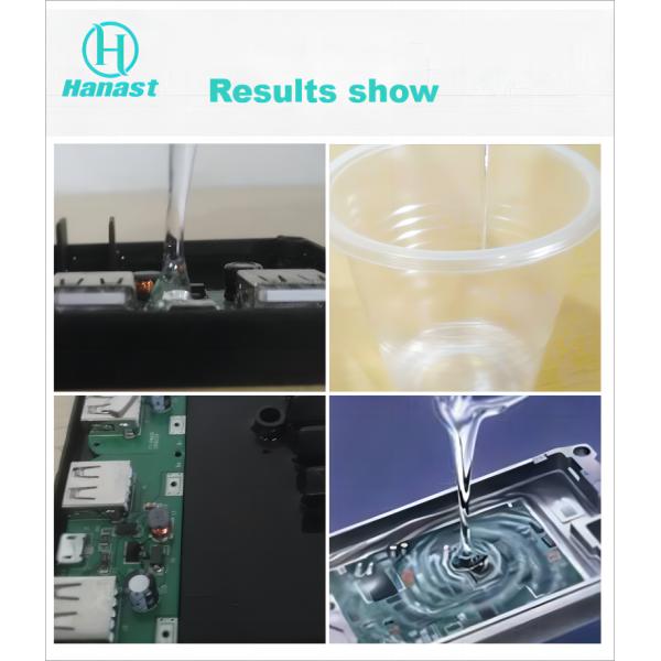 Two Component Epoxy Potting Compound Resin Thermal Conductive Clear Black Liquid