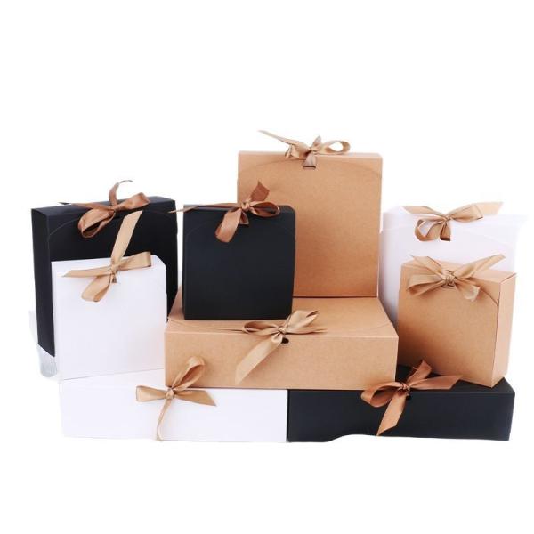 Custom Paper Box Kraft Paper Boxes: Minimalist High End Thickened Packaging For Premium Gifts