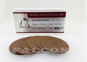 Wholesale Aluminum Oxide Metal Grinding Wheel Brown 38mm Diameter 1.0mm Thickness from china suppliers