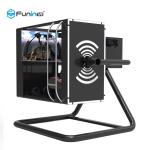 Black Virtual Reality Flight Simulator Cockpit Outdoor Amusement Park Equipment
