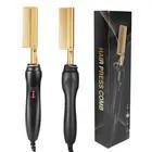 Curlin Private Label Fast Hair Straightener Pressing Electric Hot Comb - ABS