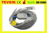 Schiller ECG cable with integrated 10 leadwires banana 4.0 AHA EKG cable