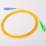 LC/APC 0.9mm Optical Fiber Pigatil Jumper Singlemode Network PVC Fiber Optic