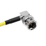 Alvin's Cables 12G SDI Flexible Coaxial Cable BNC Male to Male Right Angle for