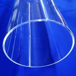 Custom High Temperature Resistant Heating Quartz Glass Tube Large Diameter
