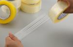 90mic Shipping Sealing Transparent BOPP Adhesive Tape Tightly Wound Packing