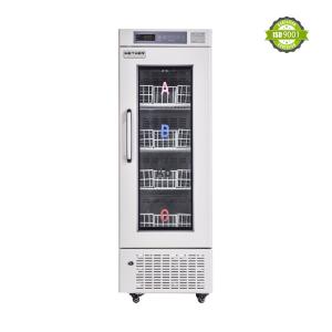 Wholesale Portable Hospital Blood Bank Refrigerator Cabinet With Heating Foam Glass Door 208L from china suppliers