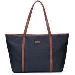 Women Custom Tote Bags , Waterproof Beach Bag Tote With Long PU Leather Strap