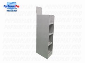 China Impactful Temporary Cardboard Shelf Display LED Light 4C Printable POP Displays on sale