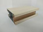 Cream - Colored , Wood Finish Aluminium Profiles , Customized For Stand Display