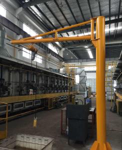 Wholesale Compact Davit Pillar Mounted Jib Crane High Performance For Warehouse Handling from china suppliers