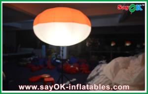 Wholesale Nylon Cloth Inflatable Led Tripod Ball , Inflatable Led Lighting Ball Decoration from china suppliers