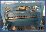 Colored Glaze Steel Roof Roll Forming Machine 13 Rows 15 m / min