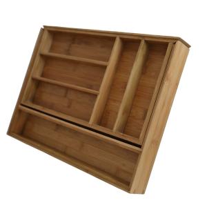 Wholesale tableware bamboo expandable drawer organizer cutlery box China manufacturer from china suppliers