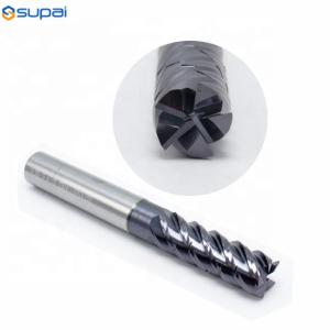 Wholesale Unequal Helix-Angle Square End Mill For High Efficiency Finishing Stainless Steel from china suppliers