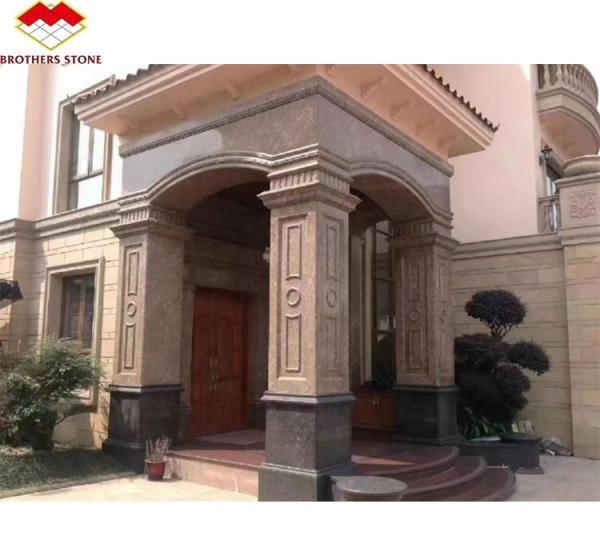 Polished California Gold Granite Cut-To-Size for Stairs and Door Frame in Modern