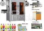 Two / Double Head PVC PET / Plastic Bottle Sleeve Shrink Labeling / Labeler