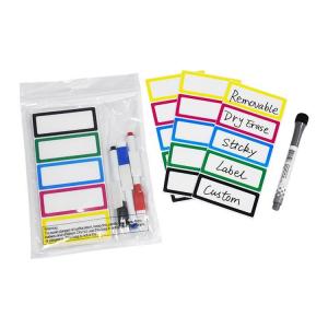 Colourful Removable Labels 4*4 Inch 5*5 Inch Reusable Dry Erase Labels