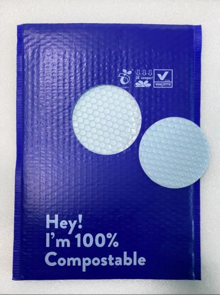 Shock Strength 2.8 Bubble Wrapped Mailing Bags In Blue Color For Safe Delivery