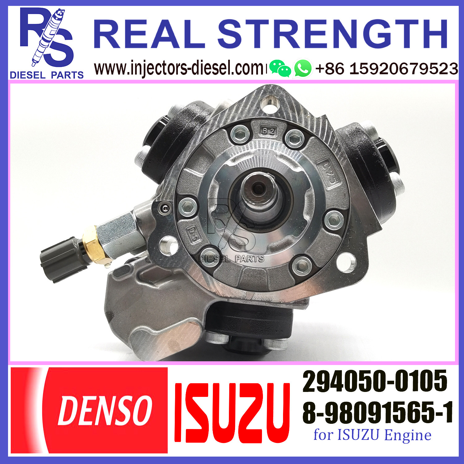 Denso HP4 Fuel Injection Pump 294050-0101 294050-0105 1-15603508-1 8-98091565-1 For ISUZU 6HK1