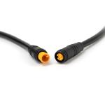 Waterproof Rated Ebike Cable Connector Gold Plating With 3 Core