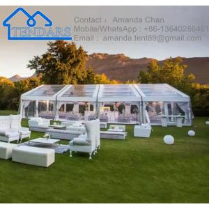 Wholesale Comfortable Nice Aluminum Frame Wedding A Shape Tent/A Frame Transparent Marquee Tent from china suppliers