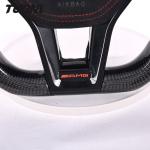 Mercedes W172 W204 C43 AMG Steering Wheel Custom Carbon Fiber Red Alcantara