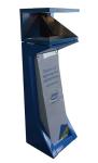 POS Pyramid Holographic Advertising Display Floor Standing 3D Holo Showcase
