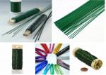 Green Christmas Gardening Flexible Paddle Colored Metal Wire 0.6mm