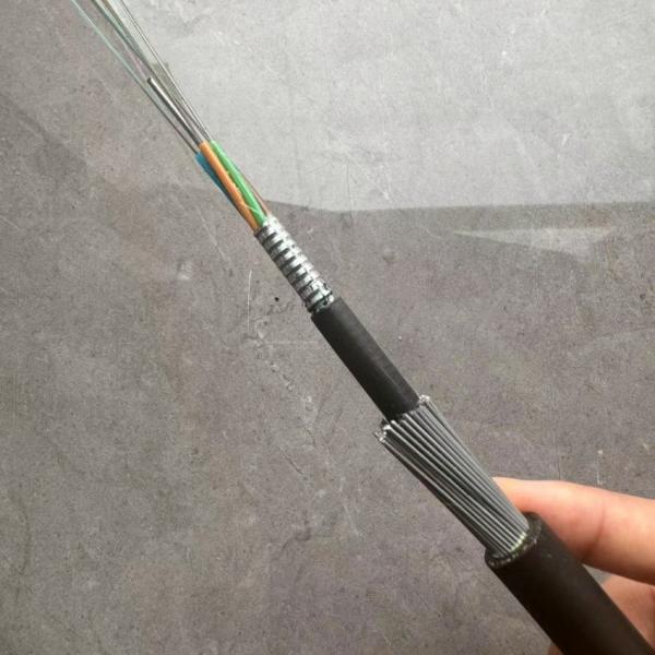 Underground GYTA33 24 Cores G652D SM Underwater Stranded Armoured Steel Wire
