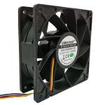 120x120x38mm Computer Cabinet Cooling Fan M12D Plastic Material
