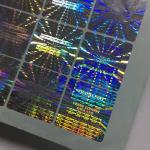 Carton Packaging PVC Adhesive Sticker Label Waterproof Custom Holographic