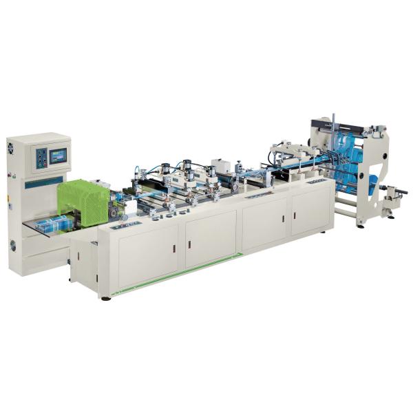 3 Side Seal Zipper Bag Making Machine 60Kw With Different Compund Films