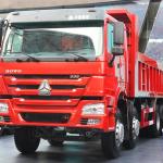 380hp Heavy Duty Mining Dump Truck 8x4 Automatic Transmission With HW70 VOLVO