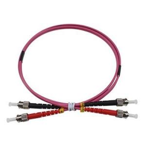 Wholesale Duplex OM4 Multimode ST-ST Patch Cord Fiber Optic Jumper 3.0mm from china suppliers