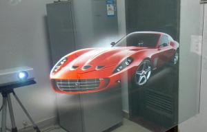 Wholesale Self Adhesive Transparent Holographic Screen Film For Shop Window from china suppliers