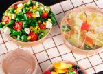 Disposable kraft paper bowl takeaway fast food container microwave safe bowls