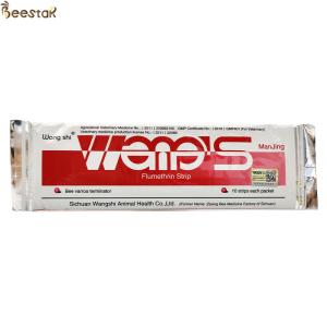 Wholesale Manjing Flumethrin curing varroa mites of bees Strips Mites Killer Bee Medicine from china suppliers