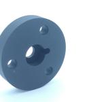 Customized High Precision Stainless Steel CNC Machined Flange Parts for