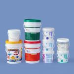 1L Plastic Bucket for Food Packaging Translucent and Certified by ISO9001SGS
