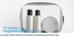 recyclable travel PVC cosmetic bag travel set bag, PVC Zip Lock Plastic Cosmetic