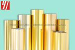 SGS 12μm Gold Hot Stamping Foil For General Paper Plastic PVC Papers Plastic