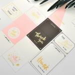 Holiday Birthday 250g Ivory Board Recycled Paper Cards Custom Printing