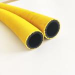 Industrial Hot Water Hose , Steam Flex Hose Yellow Color Abrasion Resistant