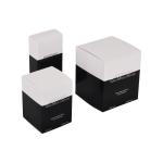 300g Coated Paper Packaging Perfume Box 1mm black color OEM