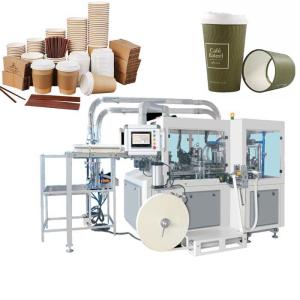 Wholesale High Speed Global Swastik Automatic Paper Cup Machine 140-170 Pcs Per Min from china suppliers
