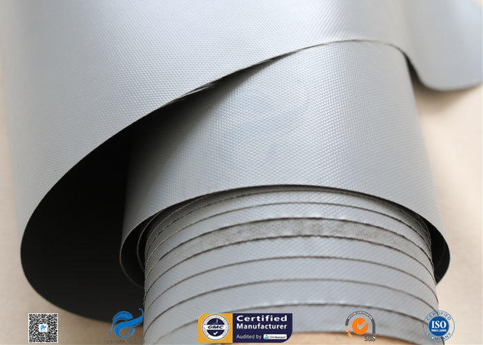 7628 320g Waterproof PVC Coated Fiberglass Fabric For Flexible Air Ductwork