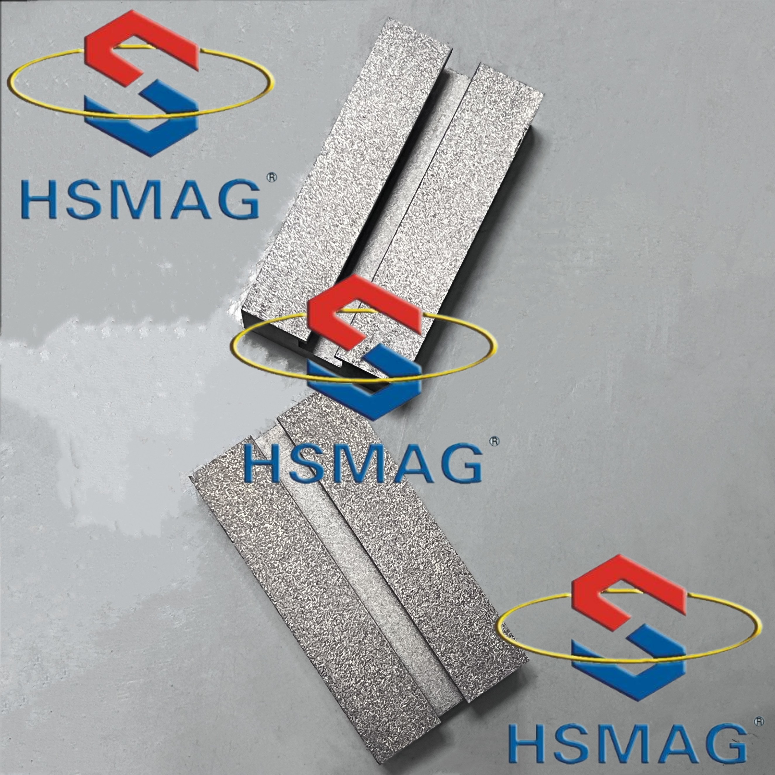 Multifunction Groove SmCo Rectangular Cuboid Magnet Sm2Co17 30AH 33EH