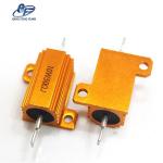 Low Price 10W 50R Golden Aluminum Housing Power Resistor Load Resistors 10W