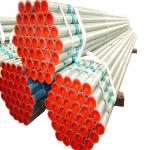 Cold Rolled Galvanized Steel Round Pipe 20 g/m2 - 275 g/m2 Custom Steel Tubing